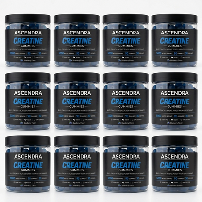 ASCENDRA Creatine Gummies 12 Pack