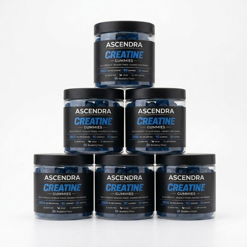 ASCENDRA Creatine Gummies 6 Pack