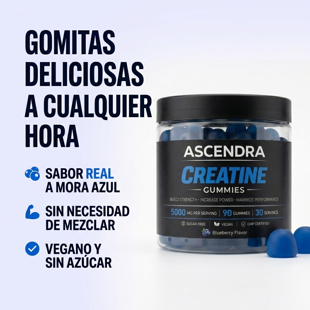 ASCENDRA Creatine Gummies 12 Pack