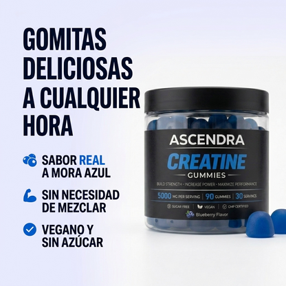 ASCENDRA Creatine Gummies 12 Pack